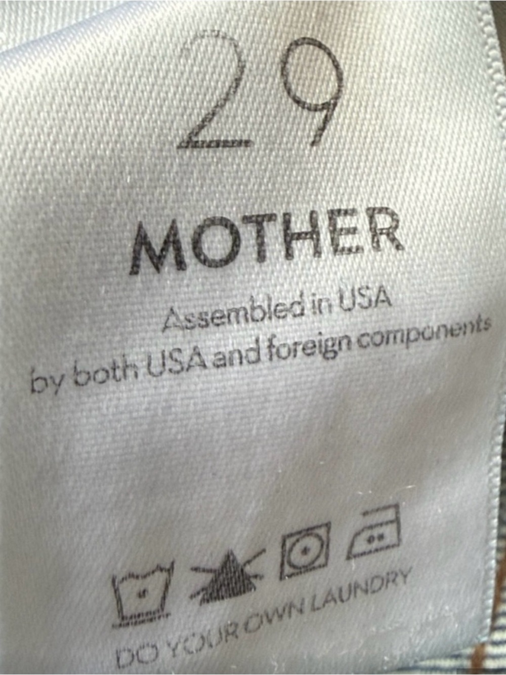 MOTHER Women's Straight Leg Jeans in Medium Blue Wash | Size 29 - Picture 5 of 14